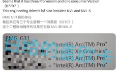英特尔 BMG-G31 被曝将用于四款 GPU 型号,暗示 Arc B770 开发中